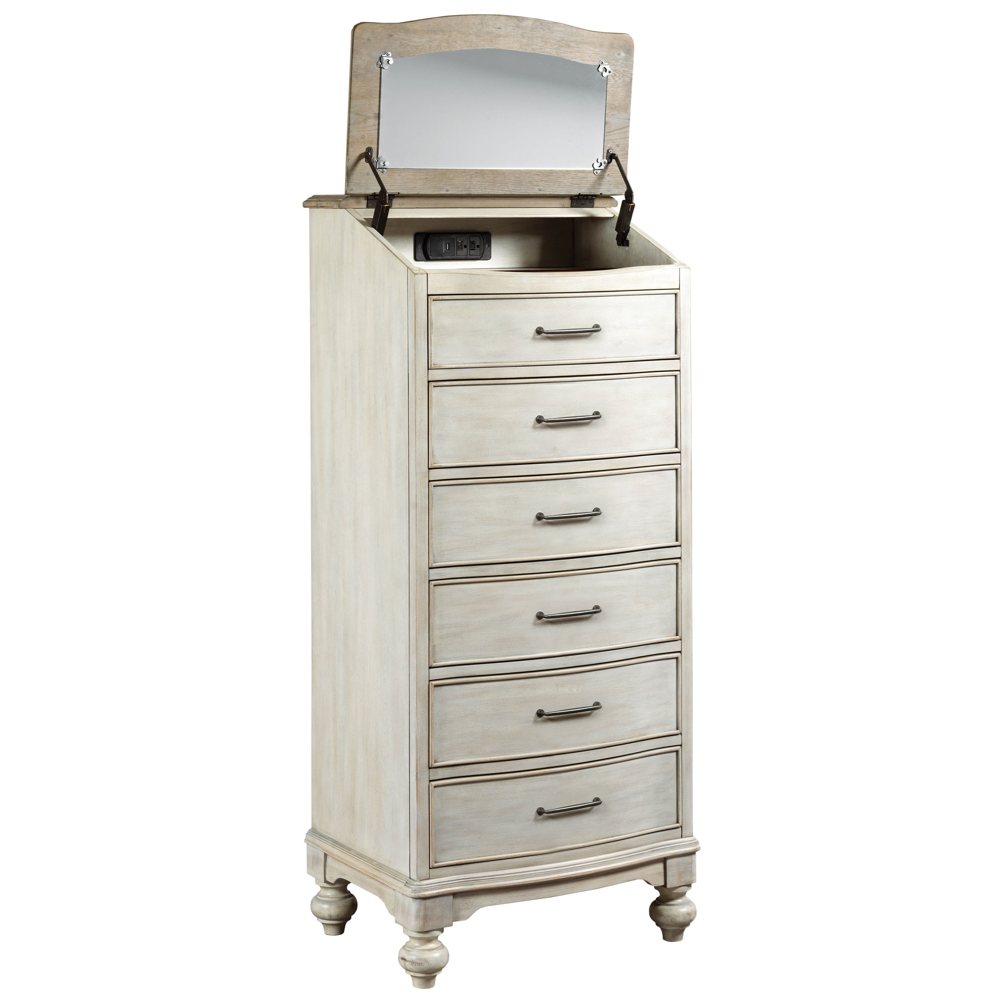 Mirrored lingerie deals dresser